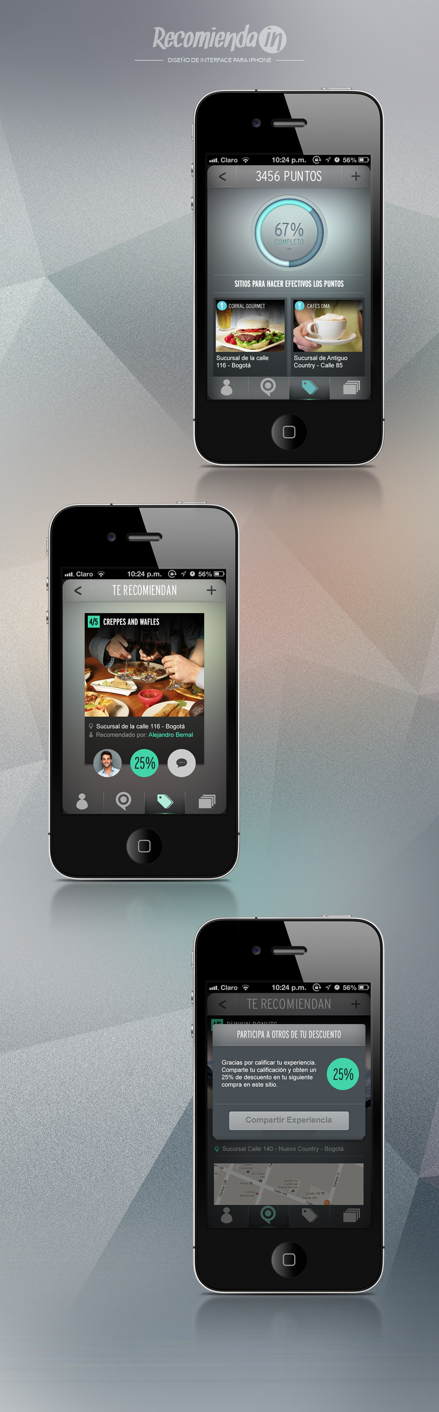 Kreativos Recomienda App